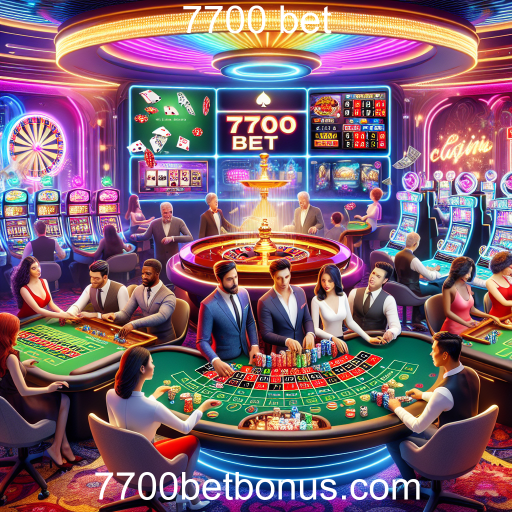 Explorando o Universo dos Cassinos Online: 7700 Bet